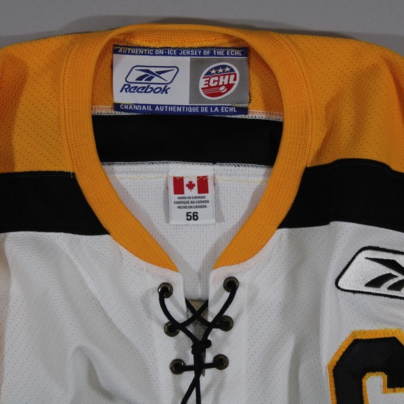 Johnstown Chiefs Shawn Mather game worn size: 56 Reebok - Picture 3 of 4